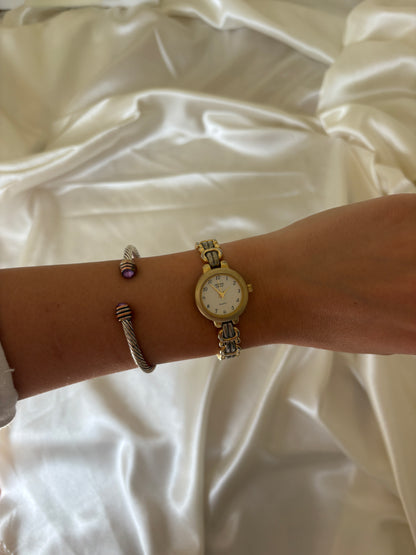 Gold & Silver Acqua Watch