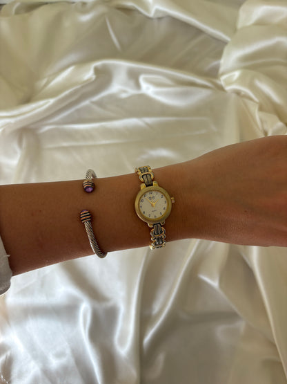 Gold & Silver Acqua Watch