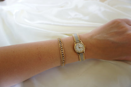 Gold & Silver Timex Watch