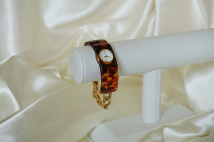 Tortoise and Gold Watch