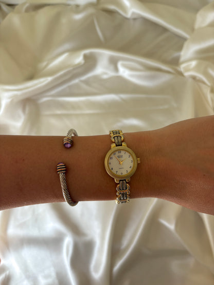 Gold & Silver Acqua Watch